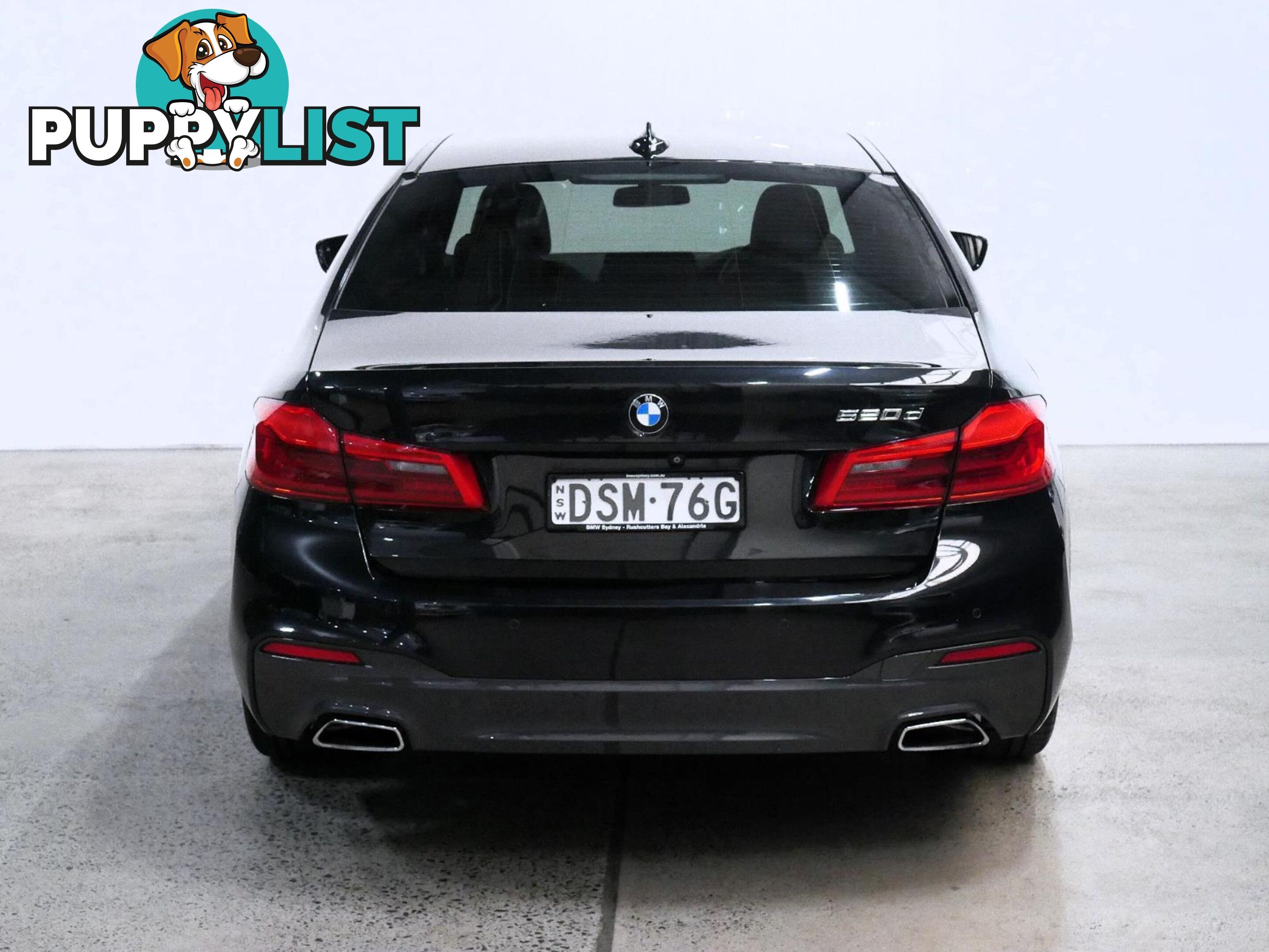 2017 BMW 5 20DMSPORT G30MY18 4D SEDAN