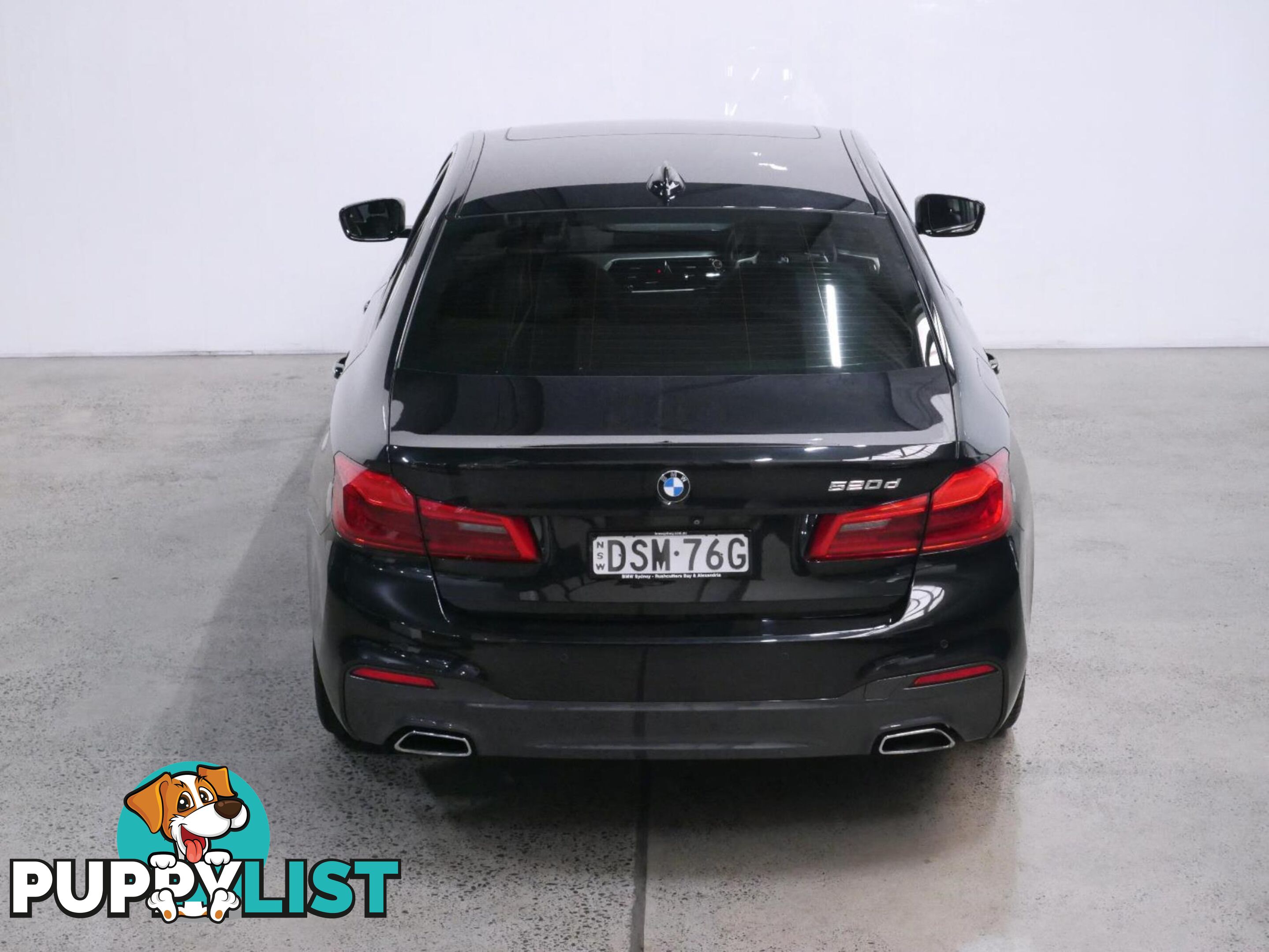 2017 BMW 5 20DMSPORT G30MY18 4D SEDAN