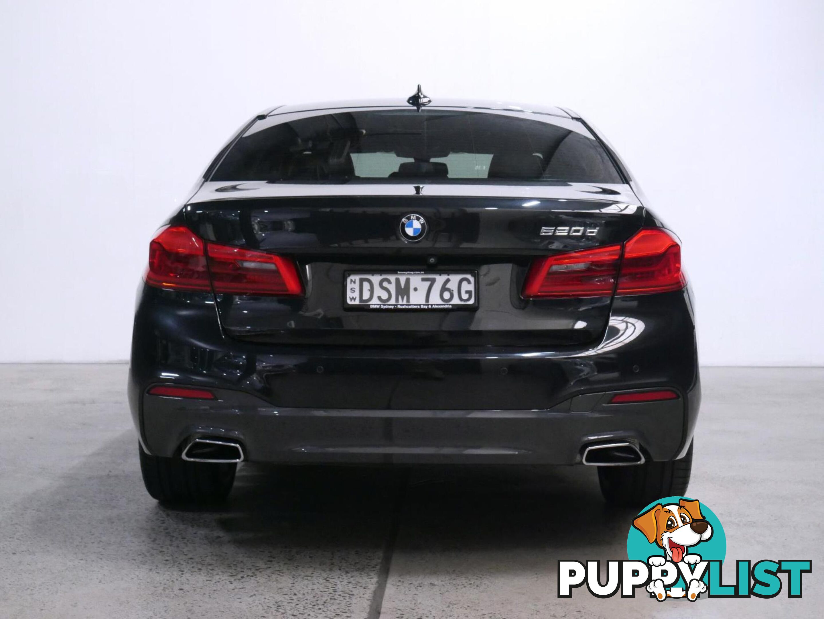 2017 BMW 5 20DMSPORT G30MY18 4D SEDAN