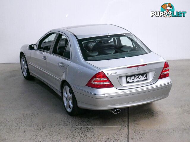 2005 MERCEDES-BENZ C240 ELEGANCE W203UPGRADE 4D SEDAN