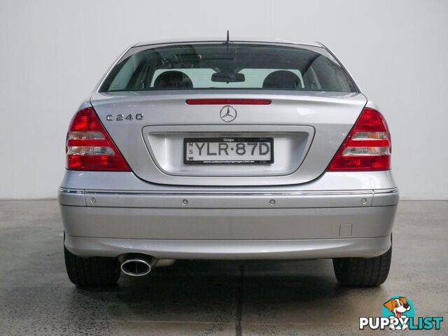 2005 MERCEDES-BENZ C240 ELEGANCE W203UPGRADE 4D SEDAN