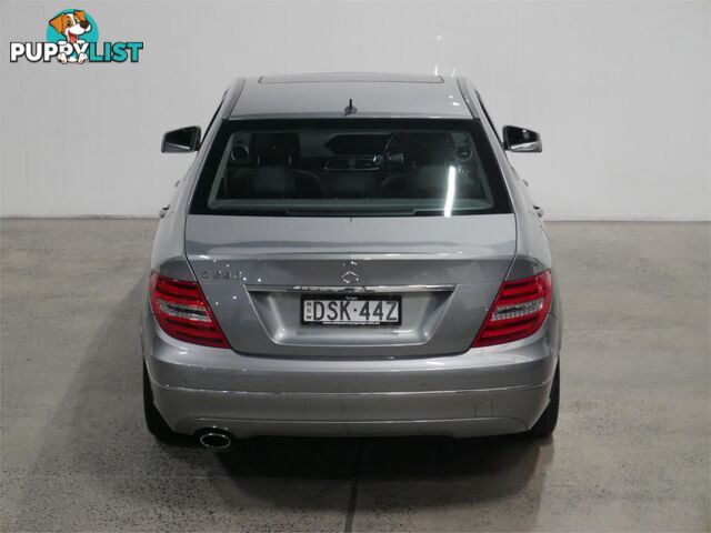2012 MERCEDES-BENZ C250 AVANTGARDEBE W204MY11 4D SEDAN