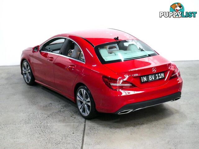 2016 MERCEDES-BENZ CLA 200 117MY17 4D COUPE