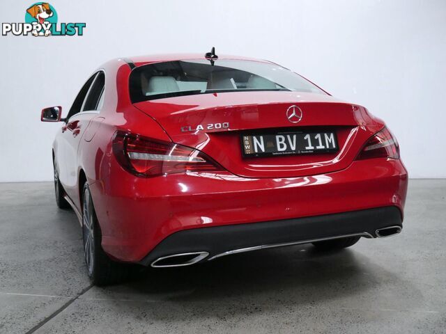 2016 MERCEDES-BENZ CLA 200 117MY17 4D COUPE