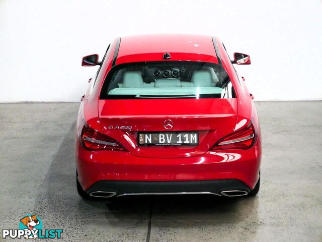 2016 MERCEDES-BENZ CLA 200 117MY17 4D COUPE