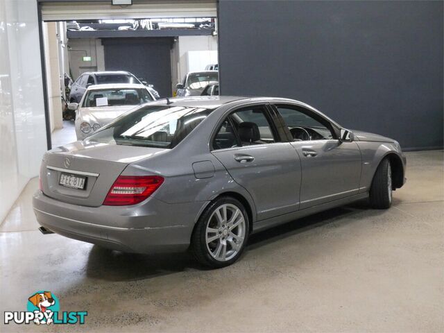 2012 MERCEDES-BENZ C250 AVANTGARDEBE W204MY12 4D SEDAN