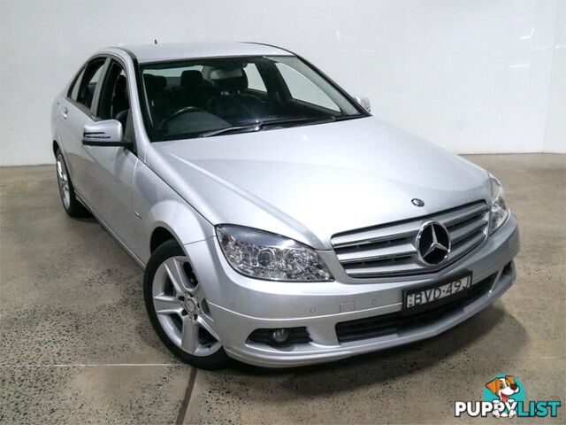2010 MERCEDES-BENZ C200 CGI W204MY10 4D SEDAN