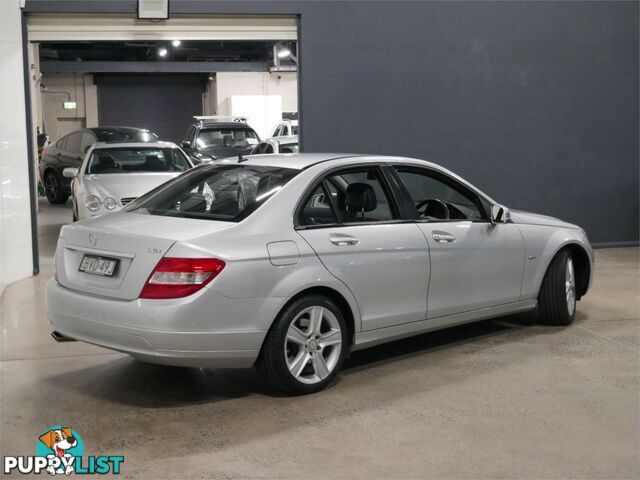 2010 MERCEDES-BENZ C200 CGI W204MY10 4D SEDAN