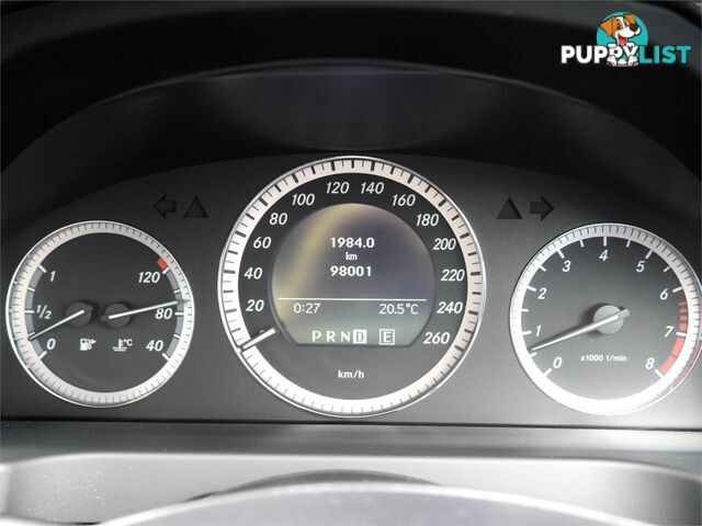 2010 MERCEDES-BENZ C200 CGI W204MY10 4D SEDAN