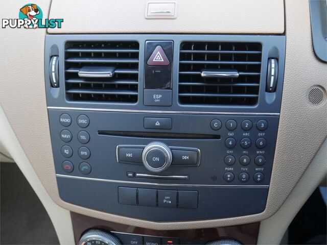 2008 MERCEDES-BENZ C200 KOMPRESSORELEGANCE W204 4D SEDAN