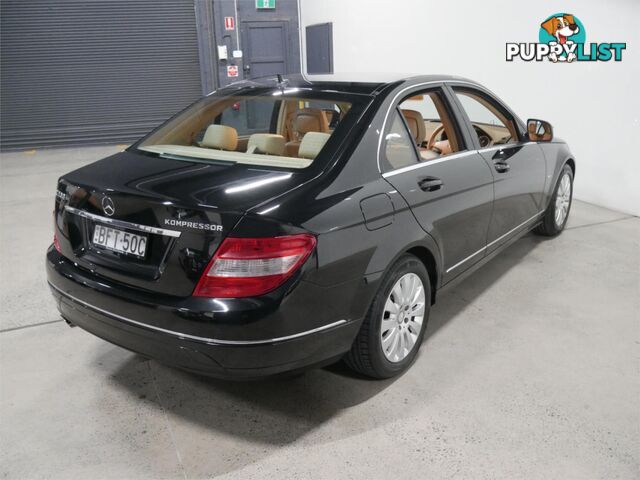 2008 MERCEDES-BENZ C200 KOMPRESSORELEGANCE W204 4D SEDAN