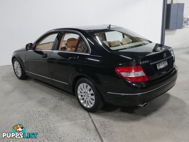 2008 MERCEDES-BENZ C200 KOMPRESSORELEGANCE W204 4D SEDAN