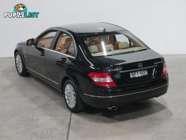 2008 MERCEDES-BENZ C200 KOMPRESSORELEGANCE W204 4D SEDAN