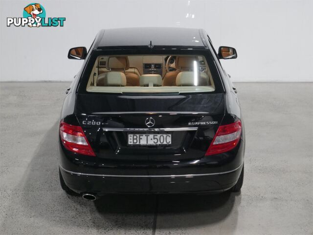 2008 MERCEDES-BENZ C200 KOMPRESSORELEGANCE W204 4D SEDAN