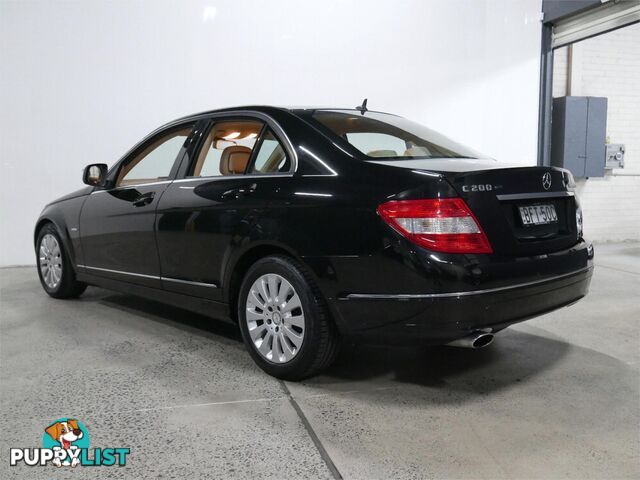 2008 MERCEDES-BENZ C200 KOMPRESSORELEGANCE W204 4D SEDAN