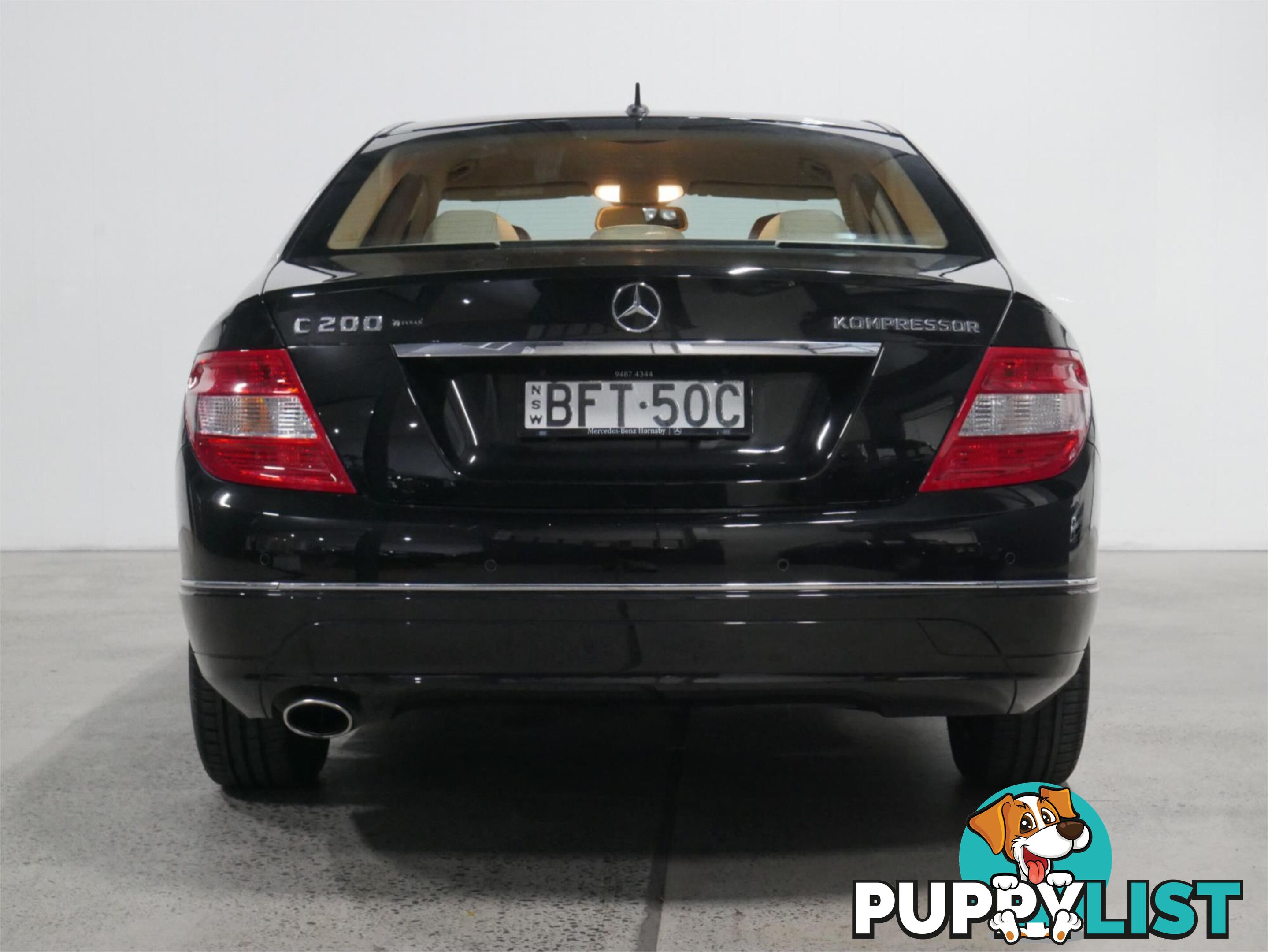 2008 MERCEDES-BENZ C200 KOMPRESSORELEGANCE W204 4D SEDAN