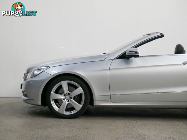 2010 MERCEDES-BENZ E350 AVANTGARDE 207 2D CABRIOLET