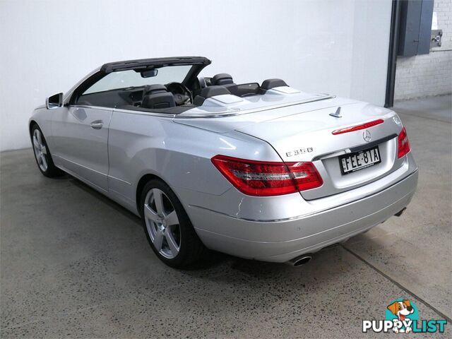 2010 MERCEDES-BENZ E350 AVANTGARDE 207 2D CABRIOLET