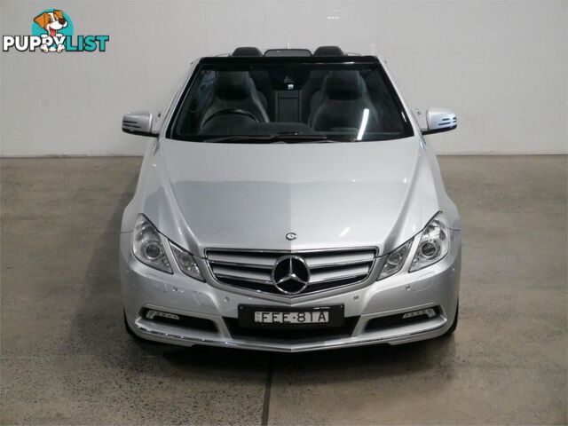2010 MERCEDES-BENZ E350 AVANTGARDE 207 2D CABRIOLET