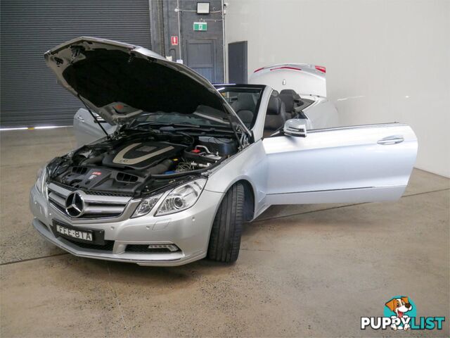 2010 MERCEDES-BENZ E350 AVANTGARDE 207 2D CABRIOLET