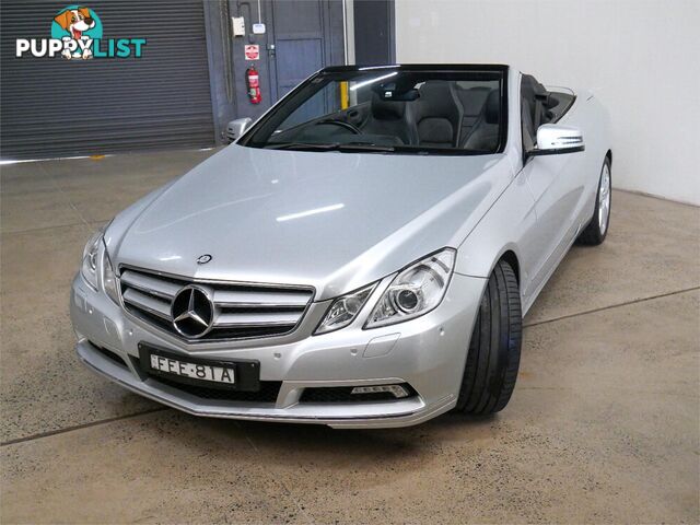 2010 MERCEDES-BENZ E350 AVANTGARDE 207 2D CABRIOLET