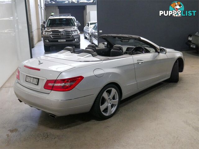 2010 MERCEDES-BENZ E350 AVANTGARDE 207 2D CABRIOLET