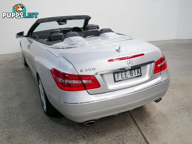 2010 MERCEDES-BENZ E350 AVANTGARDE 207 2D CABRIOLET
