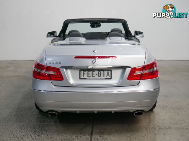 2010 MERCEDES-BENZ E350 AVANTGARDE 207 2D CABRIOLET