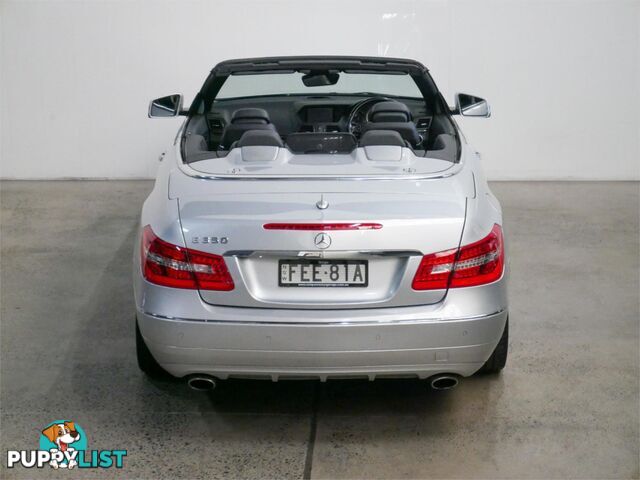 2010 MERCEDES-BENZ E350 AVANTGARDE 207 2D CABRIOLET