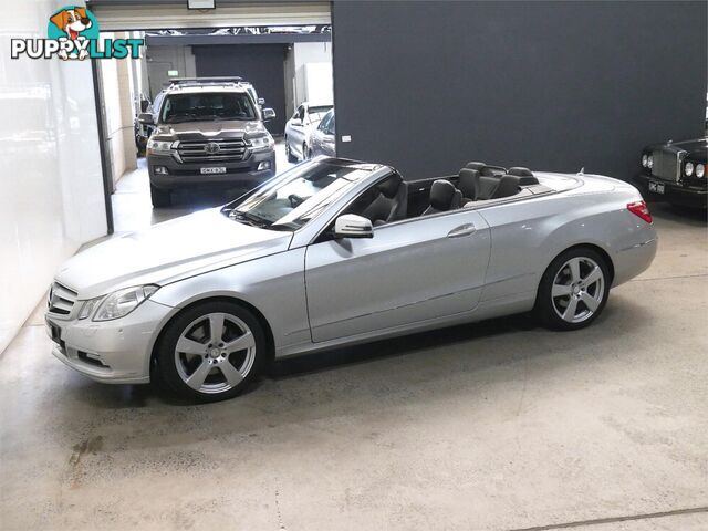 2010 MERCEDES-BENZ E350 AVANTGARDE 207 2D CABRIOLET