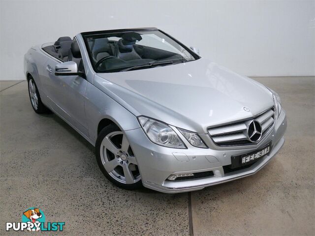 2010 MERCEDES-BENZ E350 AVANTGARDE 207 2D CABRIOLET