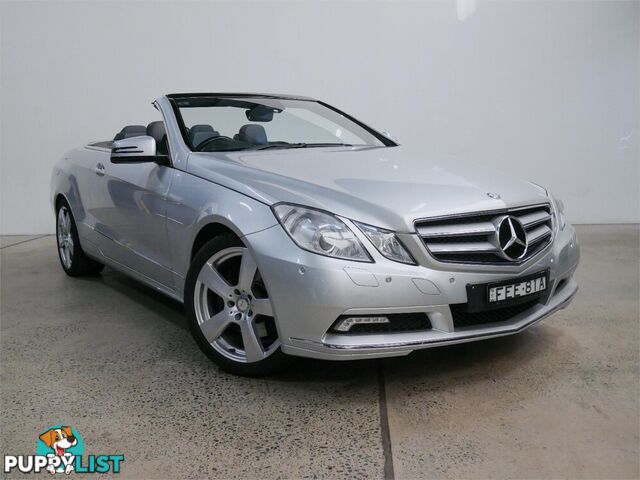 2010 MERCEDES-BENZ E350 AVANTGARDE 207 2D CABRIOLET