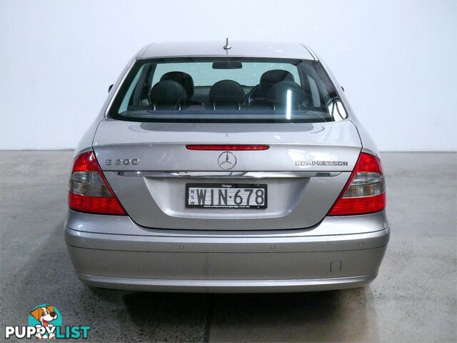 2006 MERCEDES-BENZ E200K CLASSIC 211MY07UPGRADE 4D SEDAN