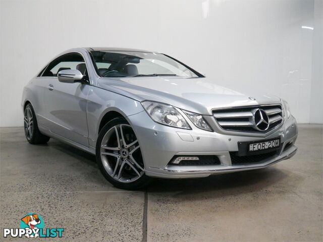 2009 MERCEDES-BENZ E350 AVANTGARDE 207 2D COUPE