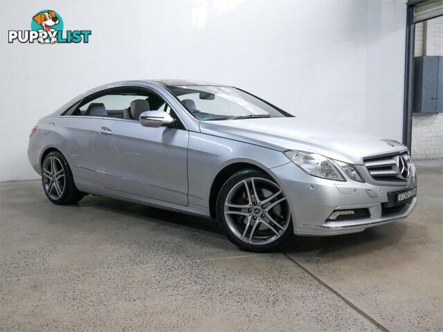 2009 MERCEDES-BENZ E350 AVANTGARDE 207 2D COUPE