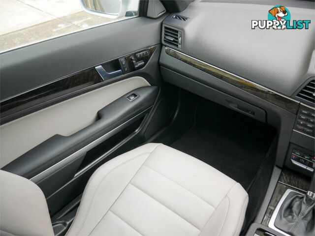 2009 MERCEDES-BENZ E350 AVANTGARDE 207 2D COUPE