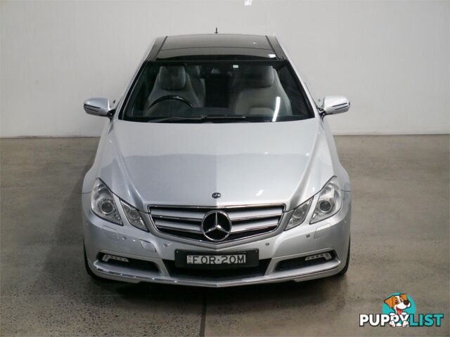 2009 MERCEDES-BENZ E350 AVANTGARDE 207 2D COUPE
