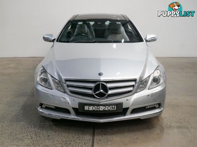 2009 MERCEDES-BENZ E350 AVANTGARDE 207 2D COUPE