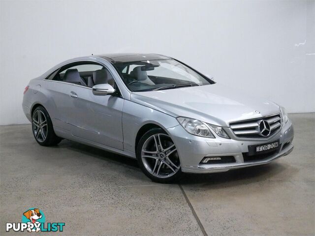 2009 MERCEDES-BENZ E350 AVANTGARDE 207 2D COUPE