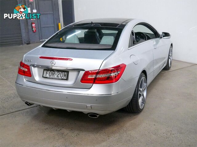2009 MERCEDES-BENZ E350 AVANTGARDE 207 2D COUPE