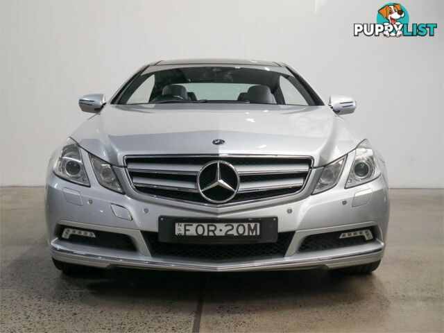 2009 MERCEDES-BENZ E350 AVANTGARDE 207 2D COUPE