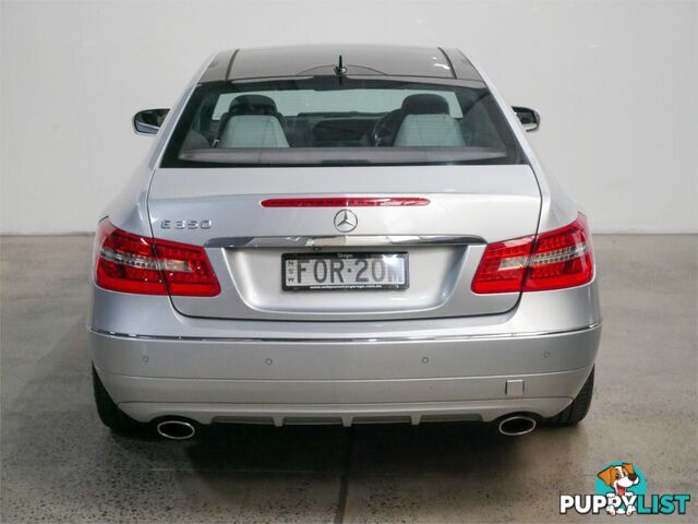 2009 MERCEDES-BENZ E350 AVANTGARDE 207 2D COUPE