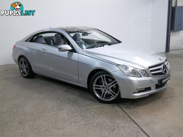 2009 MERCEDES-BENZ E350 AVANTGARDE 207 2D COUPE