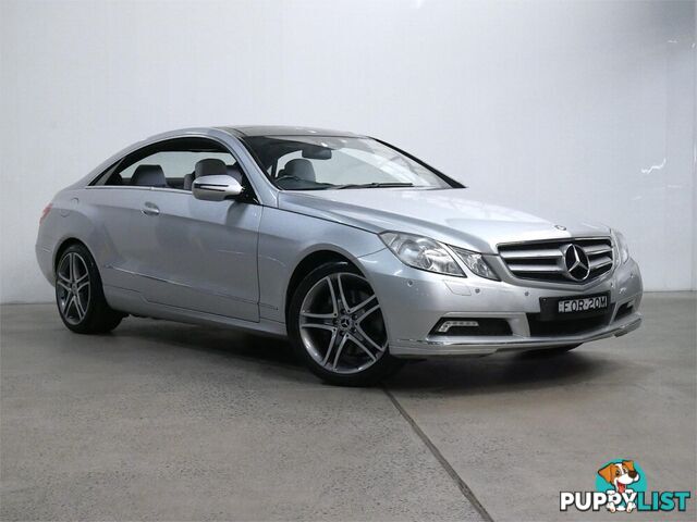2009 MERCEDES-BENZ E350 AVANTGARDE 207 2D COUPE