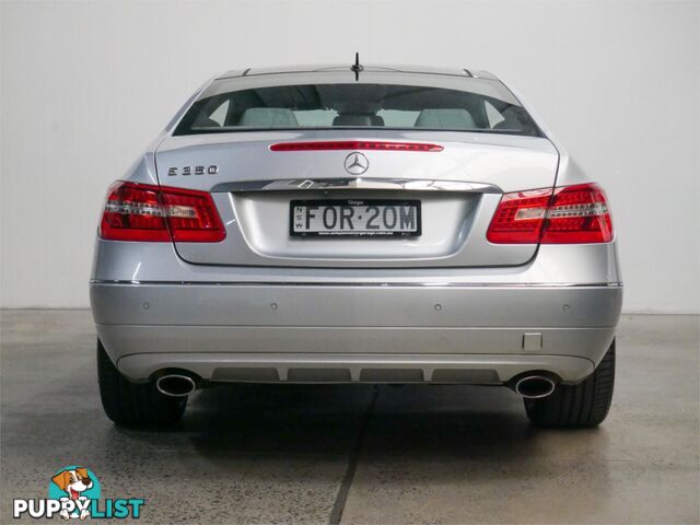 2009 MERCEDES-BENZ E350 AVANTGARDE 207 2D COUPE