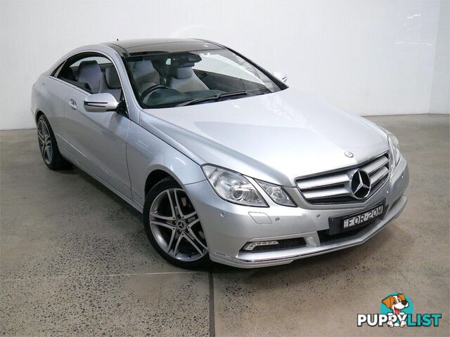 2009 MERCEDES-BENZ E350 AVANTGARDE 207 2D COUPE