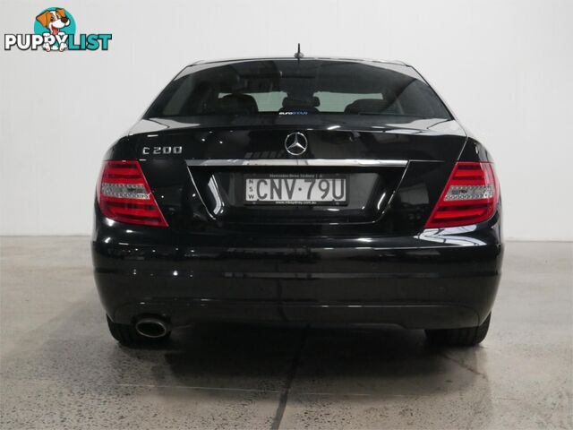 2013 MERCEDES-BENZ C200 BE W204MY13 4D SEDAN