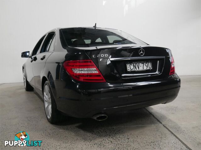 2013 MERCEDES-BENZ C200 BE W204MY13 4D SEDAN