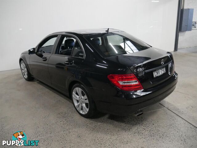 2013 MERCEDES-BENZ C200 BE W204MY13 4D SEDAN
