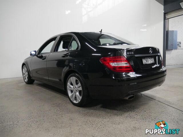 2013 MERCEDES-BENZ C200 BE W204MY13 4D SEDAN